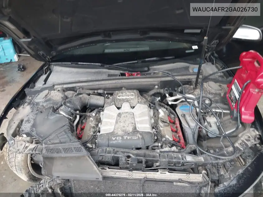 WAUC4AFR2GA026730 2016 Audi S5 3.0T Premium Plus