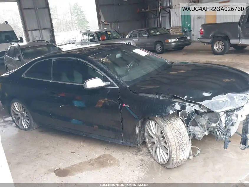 WAUC4AFR2GA026730 2016 Audi S5 3.0T Premium Plus