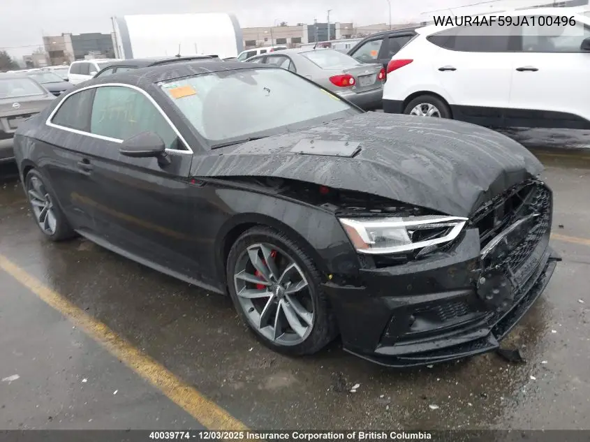 WAUR4AF59JA100496 2018 Audi S5