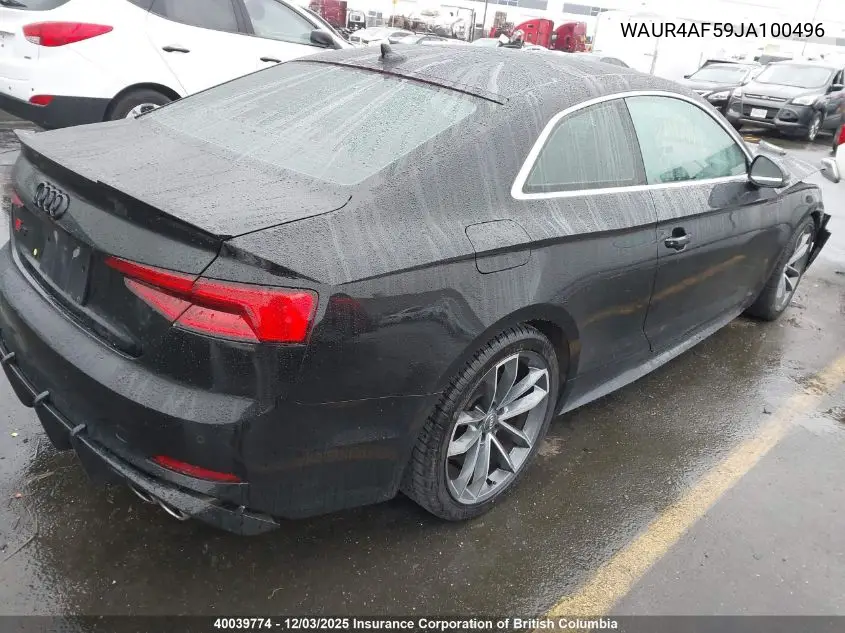 WAUR4AF59JA100496 2018 Audi S5
