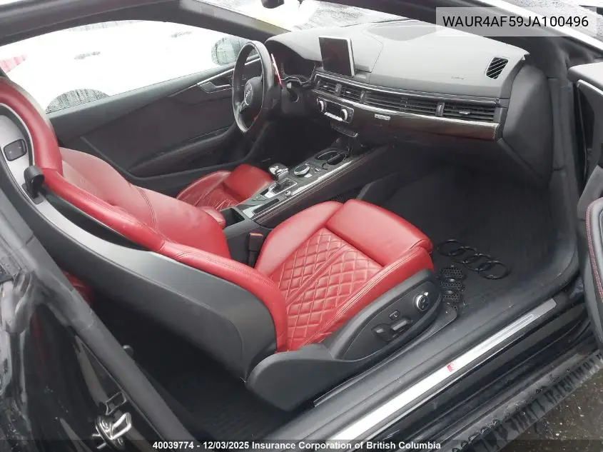 WAUR4AF59JA100496 2018 Audi S5
