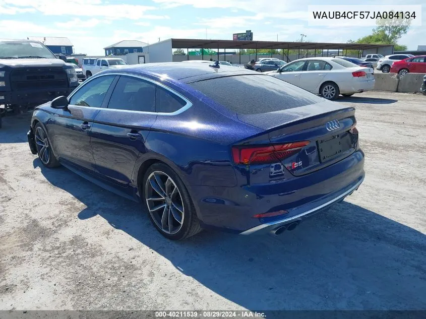 WAUB4CF57JA084134 2018 Audi S5 3.0T Premium Plus