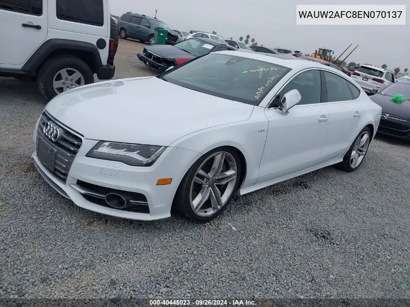 WAUW2AFC8EN070137 2014 Audi S7 Premium