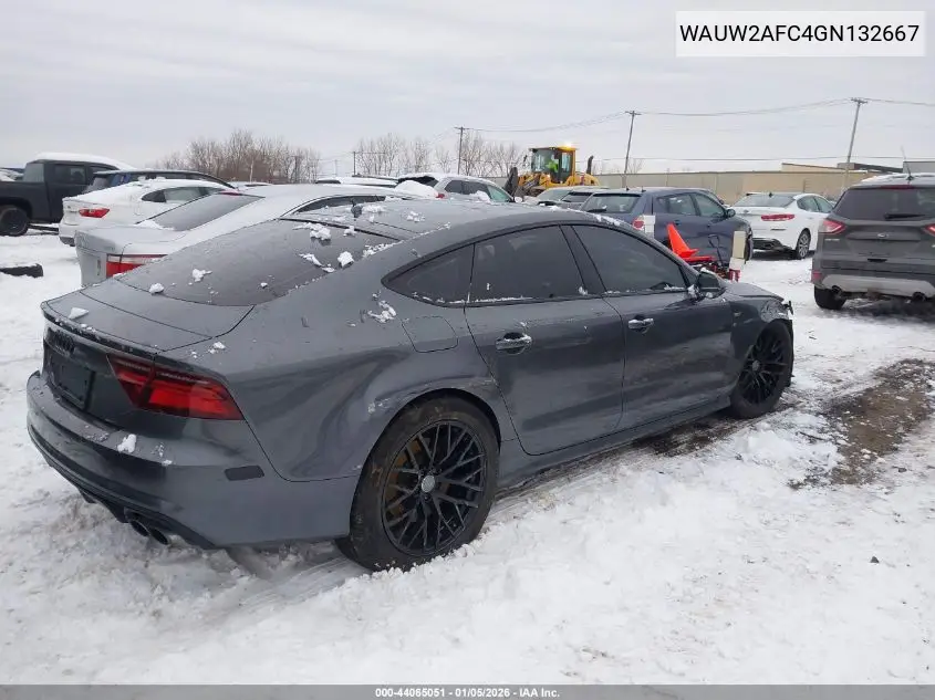 WAUW2AFC4GN132667 2016 Audi S7 4.0T