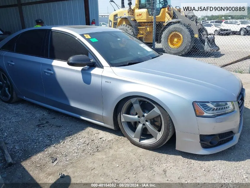 WUAJ5AFD9GN900885 2016 Audi S8 Plus Quattro