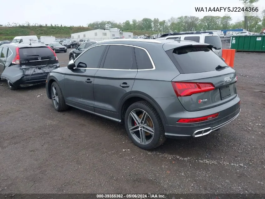 WA1A4AFY5J2244366 2018 Audi Sq5 3.0T Premium Plus