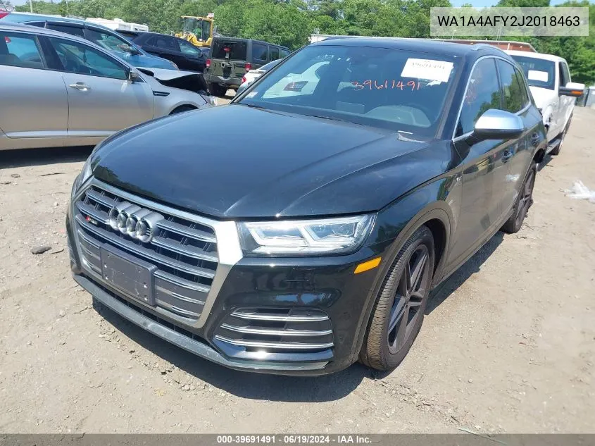 WA1A4AFY2J2018463 2018 Audi Sq5 3.0T Premium Plus