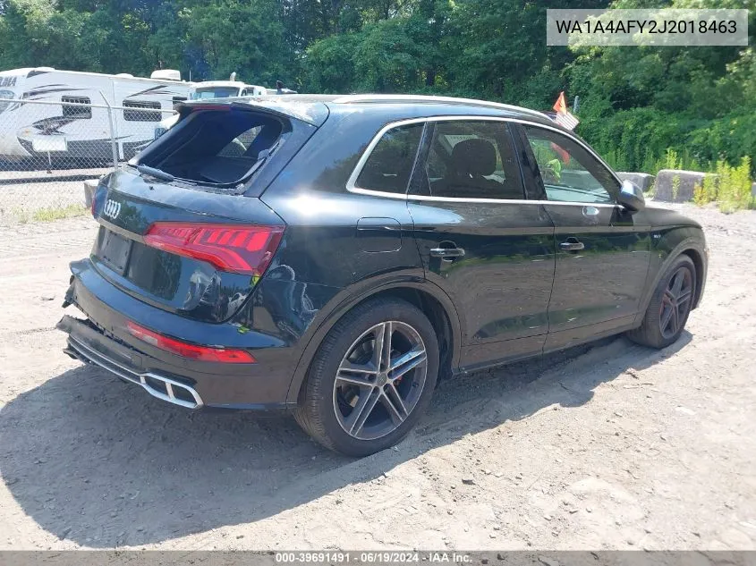 WA1A4AFY2J2018463 2018 Audi Sq5 3.0T Premium Plus