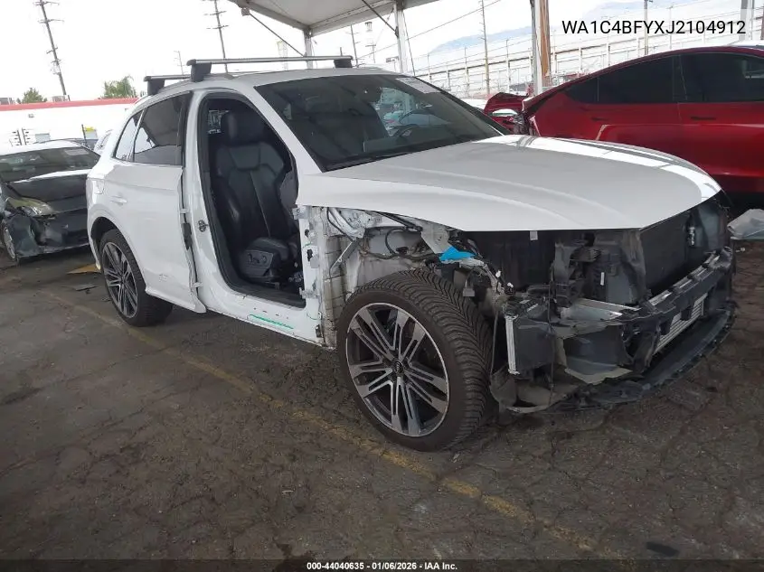 2018 Audi Sq5 3.0T Premium Plus VIN: WA1C4BFYXJ2104912 Lot: 44040635