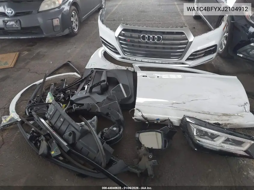 2018 Audi Sq5 3.0T Premium Plus VIN: WA1C4BFYXJ2104912 Lot: 44040635