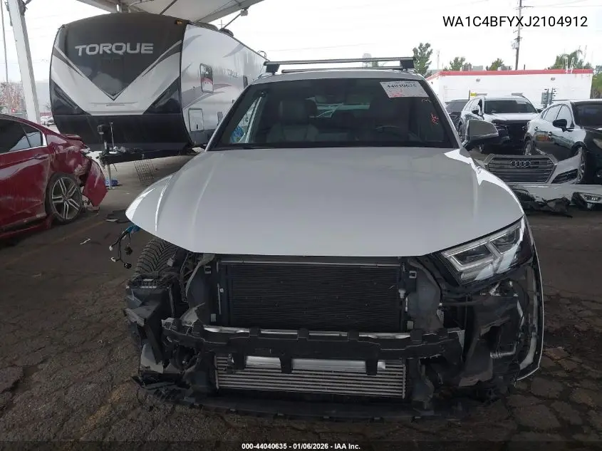 2018 Audi Sq5 3.0T Premium Plus VIN: WA1C4BFYXJ2104912 Lot: 44040635