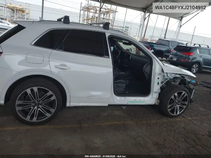2018 Audi Sq5 3.0T Premium Plus VIN: WA1C4BFYXJ2104912 Lot: 44040635
