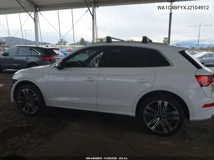 2018 Audi Sq5 3.0T Premium Plus VIN: WA1C4BFYXJ2104912 Lot: 44040635