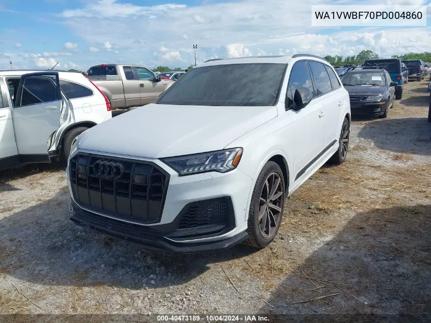 WA1VWBF70PD004860 2023 Audi Sq7 Prestige Tfsi Quattro Tiptronic