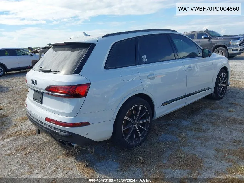 WA1VWBF70PD004860 2023 Audi Sq7 Prestige Tfsi Quattro Tiptronic