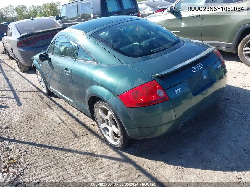 2000 Audi Tt VIN: TRUUC28N6Y1052054 Lot: 40275013