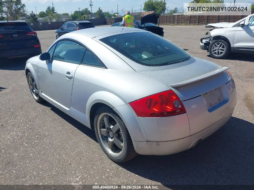 TRUTC28N8Y1002624 2000 Audi Tt