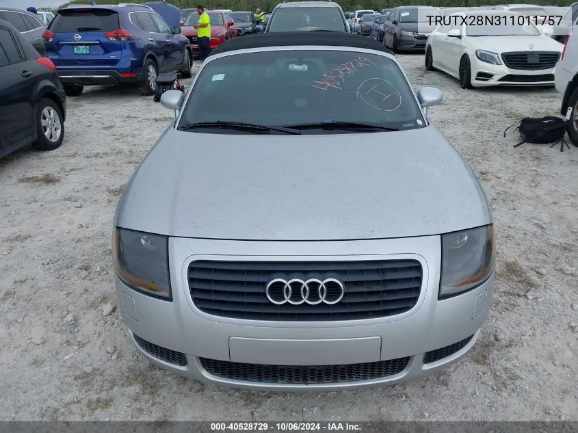 TRUTX28N311011757 2001 Audi Tt