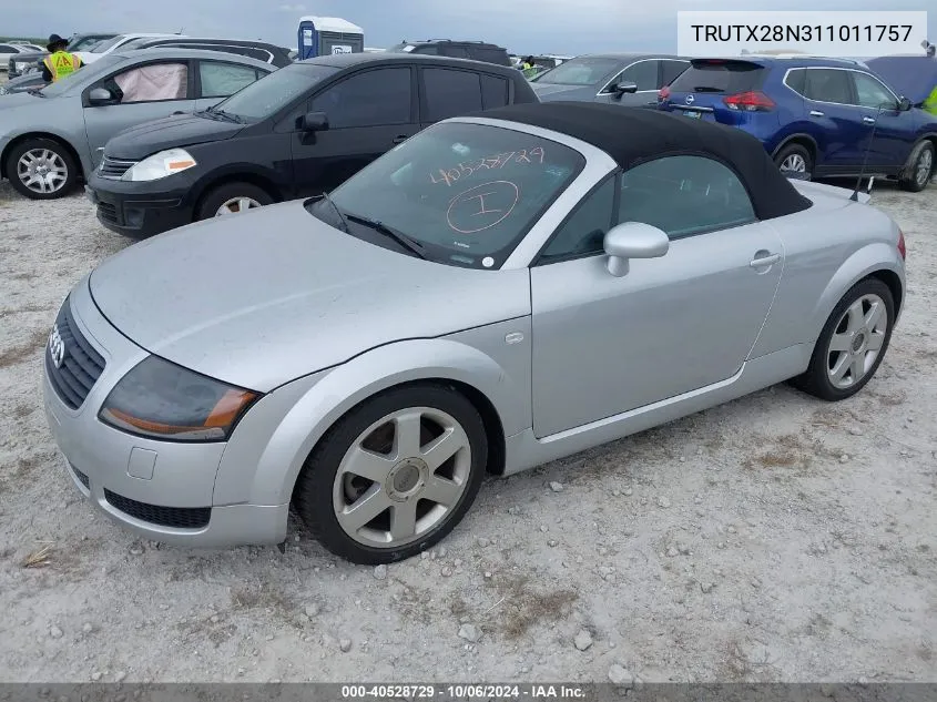 TRUTX28N311011757 2001 Audi Tt