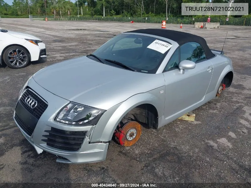 TRUUT28N721022021 2002 Audi Tt 1.8L