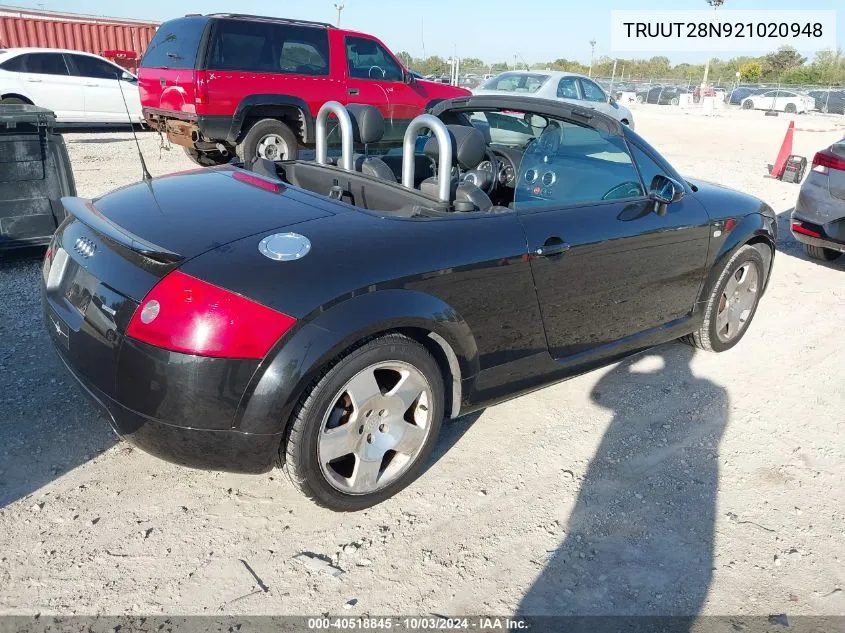 TRUUT28N921020948 2002 Audi Tt 1.8L