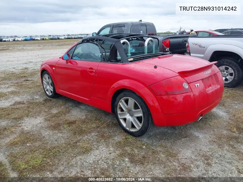 TRUTC28N931014242 2003 Audi Tt 1.8L