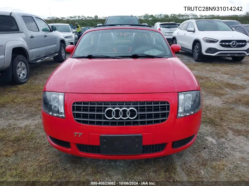 TRUTC28N931014242 2003 Audi Tt 1.8L