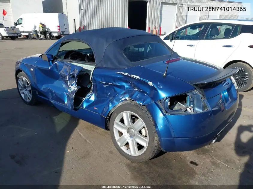 TRUUF28N741014365 2004 Audi Tt 3.2L