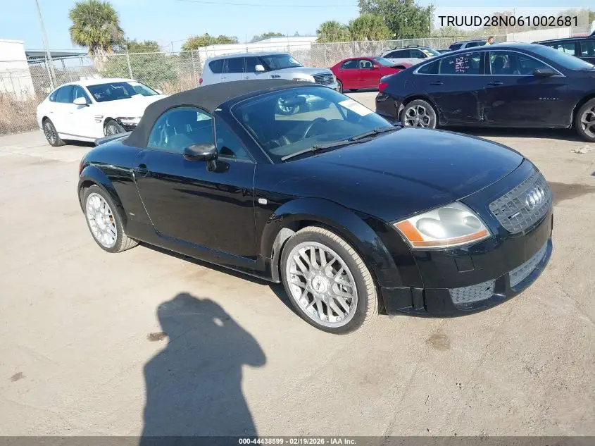 TRUUD28N061002681 2006 Audi Tt 3.2L
