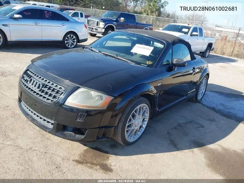 TRUUD28N061002681 2006 Audi Tt 3.2L