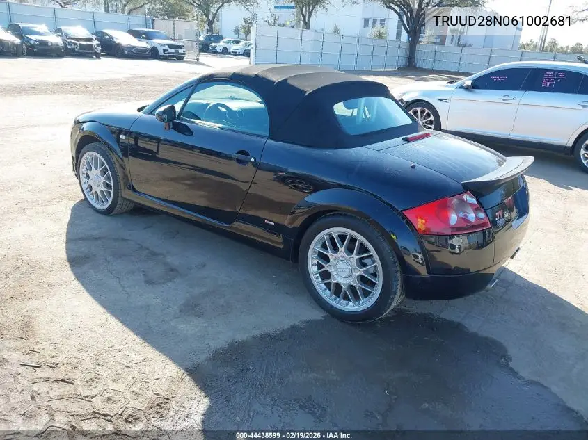 TRUUD28N061002681 2006 Audi Tt 3.2L