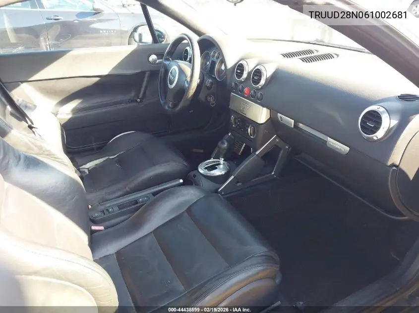 TRUUD28N061002681 2006 Audi Tt 3.2L
