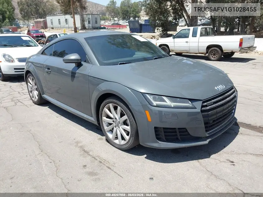2016 Audi Tt 2.0T VIN: TRUC5AFV1G1028455 Lot: 45207958
