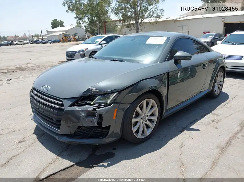 2016 Audi Tt 2.0T VIN: TRUC5AFV1G1028455 Lot: 45207958