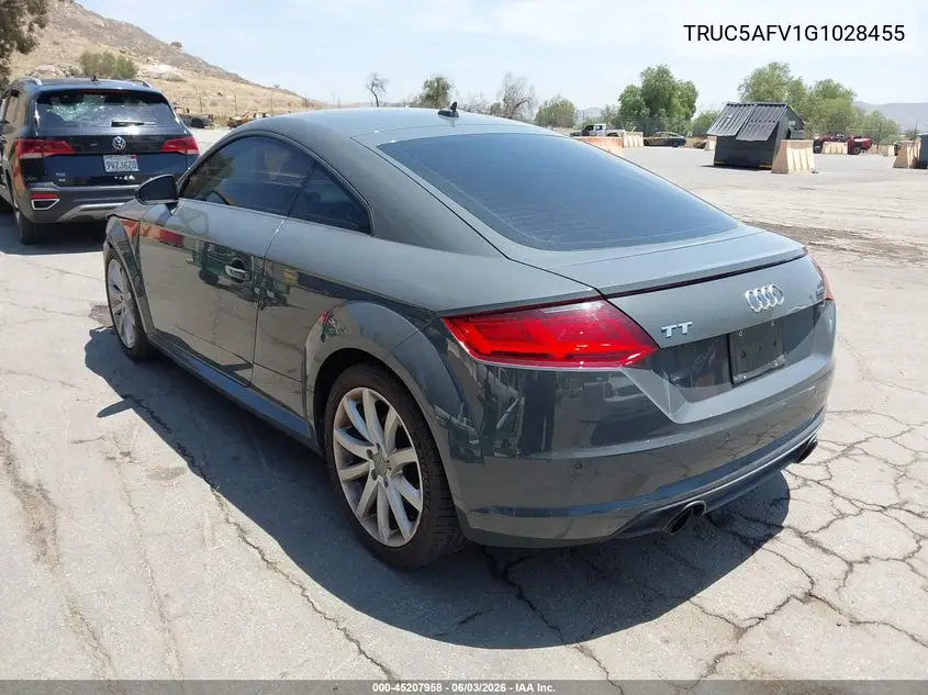 2016 Audi Tt 2.0T VIN: TRUC5AFV1G1028455 Lot: 45207958