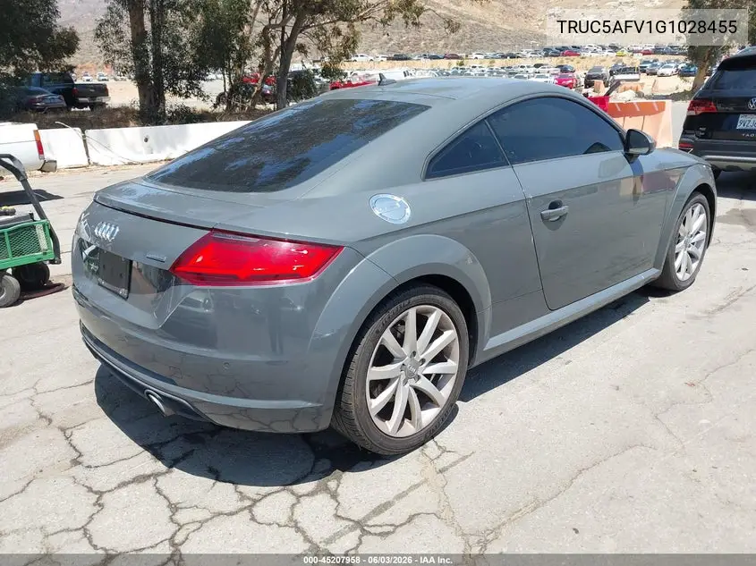 2016 Audi Tt 2.0T VIN: TRUC5AFV1G1028455 Lot: 45207958
