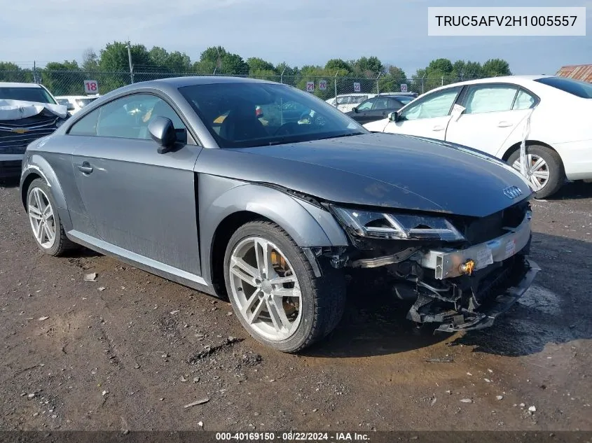 TRUC5AFV2H1005557 2017 Audi Tt 2.0T