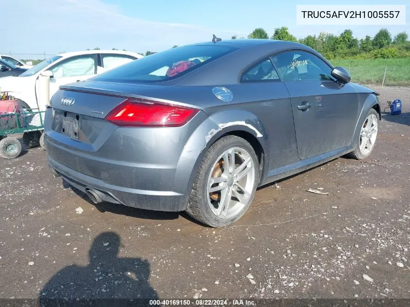 TRUC5AFV2H1005557 2017 Audi Tt 2.0T