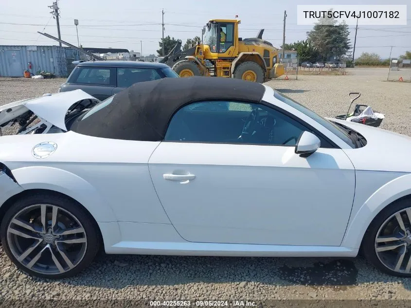 2018 Audi Tt 2.0T VIN: TRUT5CFV4J1007182 Lot: 40255263