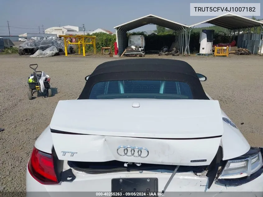 TRUT5CFV4J1007182 2018 Audi Tt 2.0T