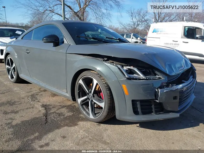 2018 Audi Tt 2.0T VIN: TRUC5AFV1J1005622 Lot: 44569439