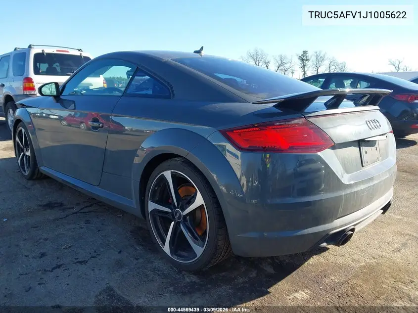 2018 Audi Tt 2.0T VIN: TRUC5AFV1J1005622 Lot: 44569439