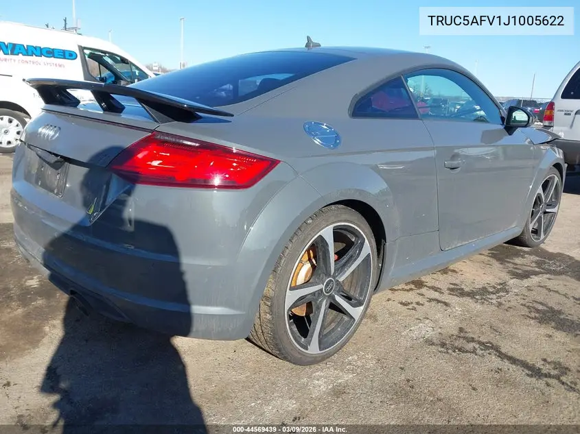2018 Audi Tt 2.0T VIN: TRUC5AFV1J1005622 Lot: 44569439
