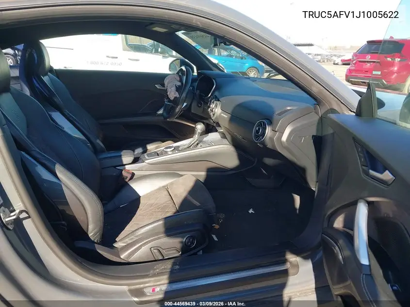 2018 Audi Tt 2.0T VIN: TRUC5AFV1J1005622 Lot: 44569439
