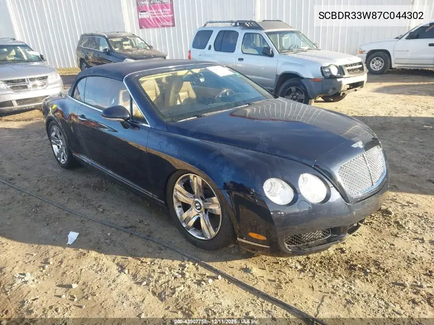 SCBDR33W87C044302 2007 Bentley Continental Gtc