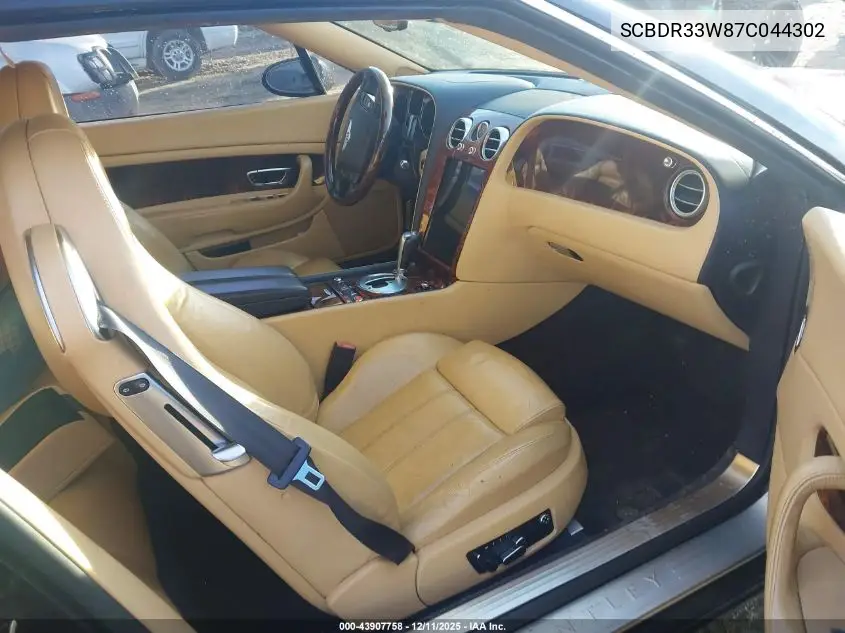 SCBDR33W87C044302 2007 Bentley Continental Gtc