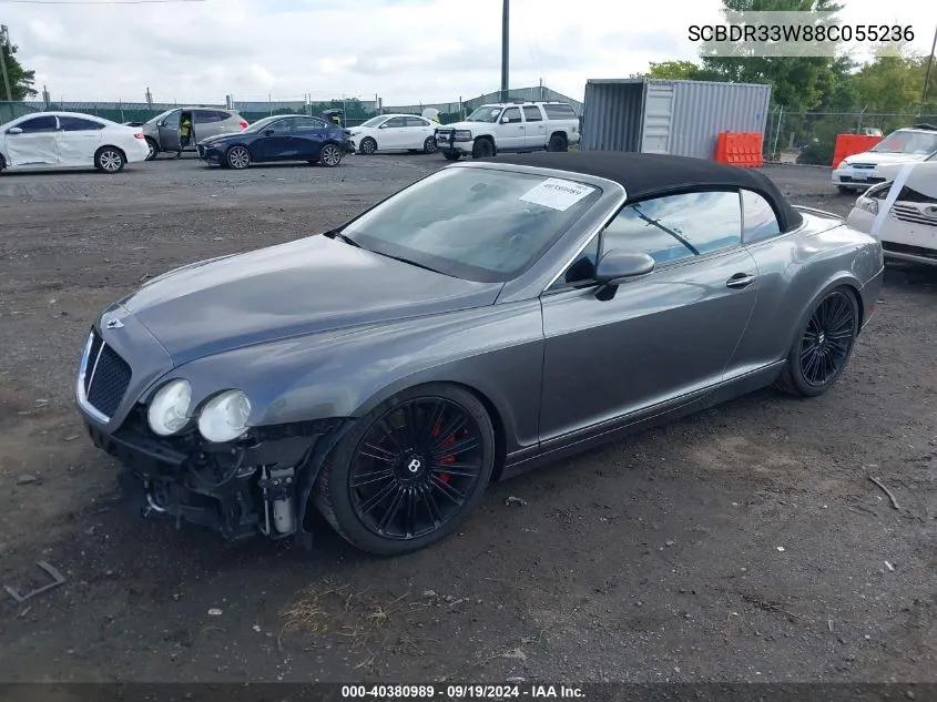 SCBDR33W88C055236 2008 Bentley Continental Gtc