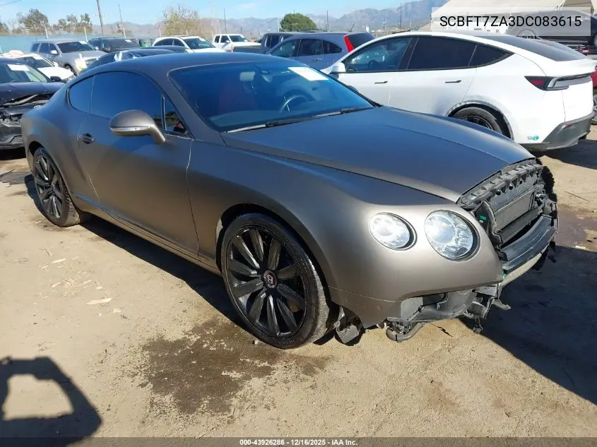 SCBFT7ZA3DC083615 2013 Bentley Continental Gt V8