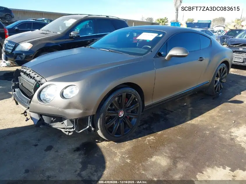 SCBFT7ZA3DC083615 2013 Bentley Continental Gt V8