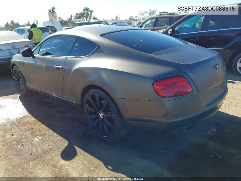 SCBFT7ZA3DC083615 2013 Bentley Continental Gt V8